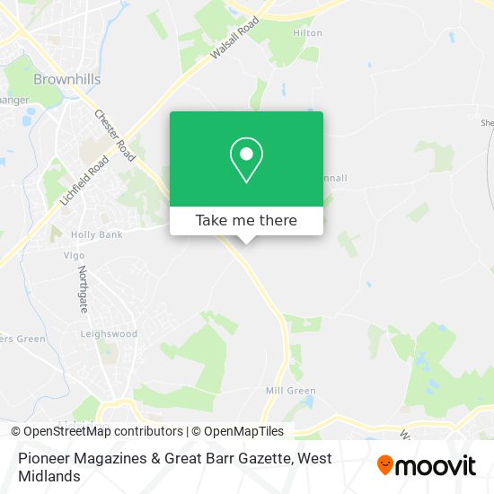 Pioneer Magazines & Great Barr Gazette map