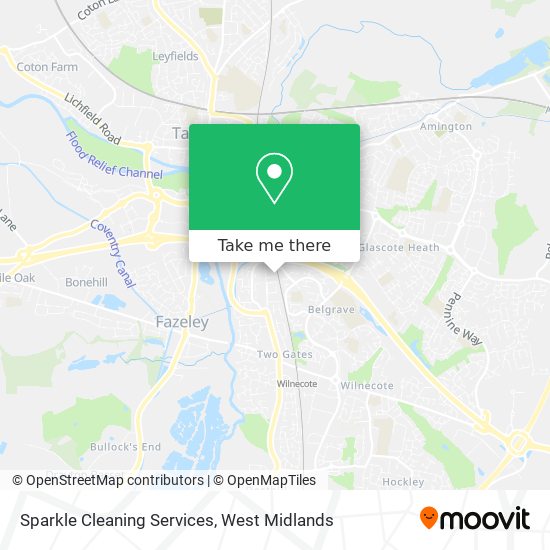 Sparkle Cleaning Services map