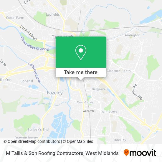 M Tallis & Son Roofing Contractors map