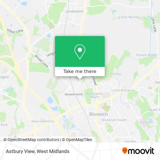 Astbury View map