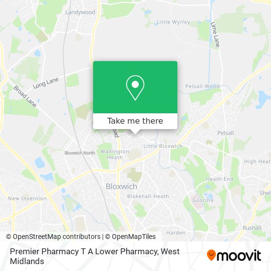 Premier Pharmacy T A Lower Pharmacy map
