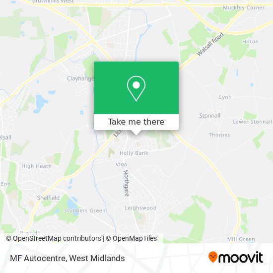 MF Autocentre map