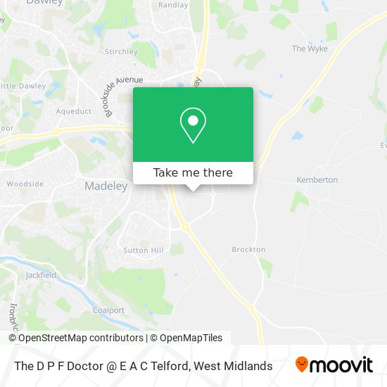 The D P F Doctor @ E A C Telford map