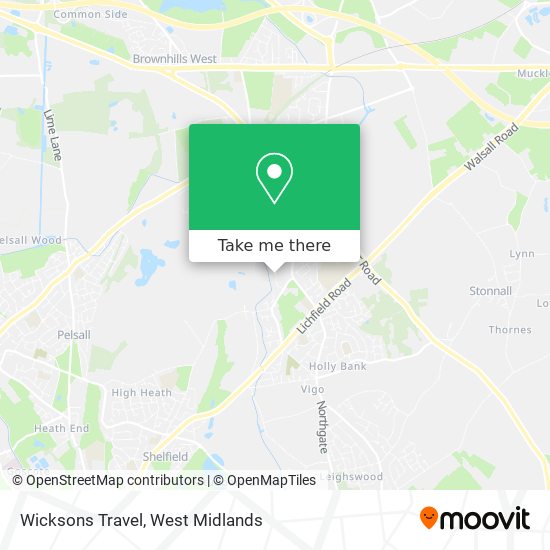 Wicksons Travel map