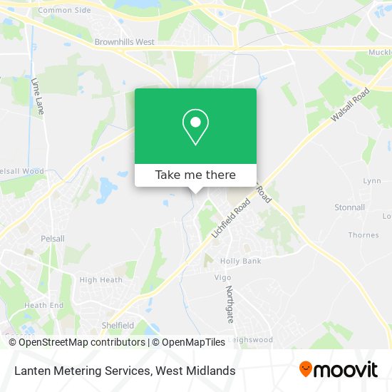 Lanten Metering Services map