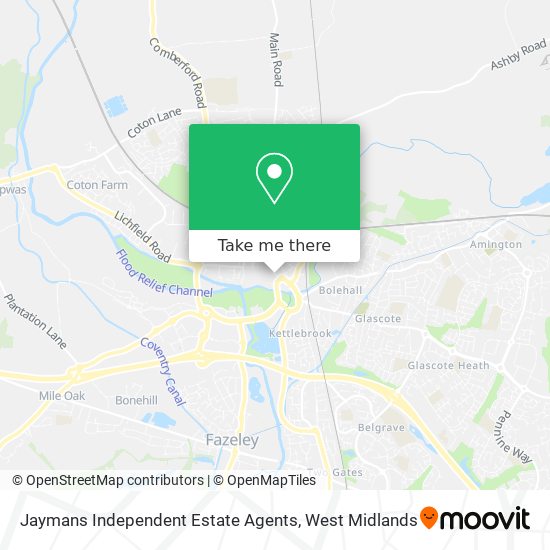 Jaymans Independent Estate Agents map