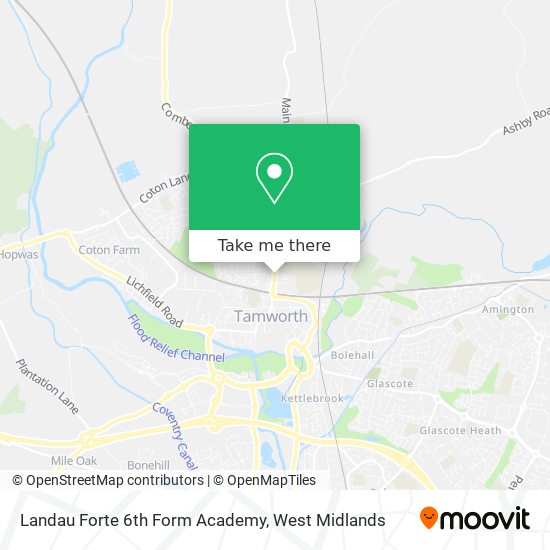 Landau Forte 6th Form Academy map