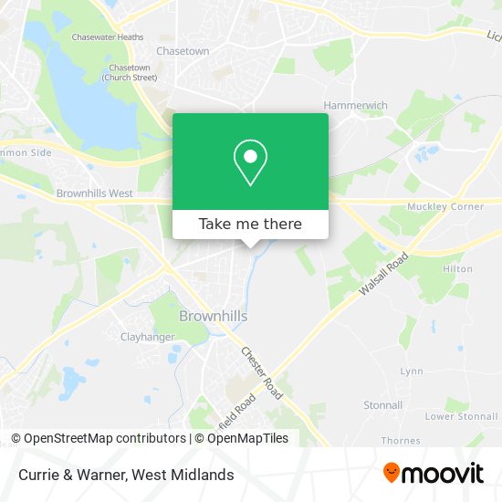 Currie & Warner map