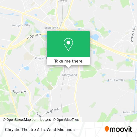 Chrystie Theatre Arts map