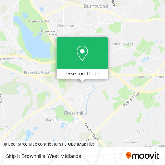 Skip It Brownhills map