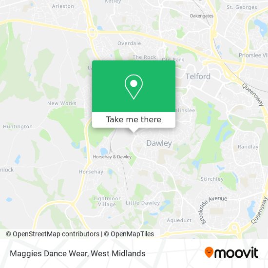 Maggies Dance Wear map