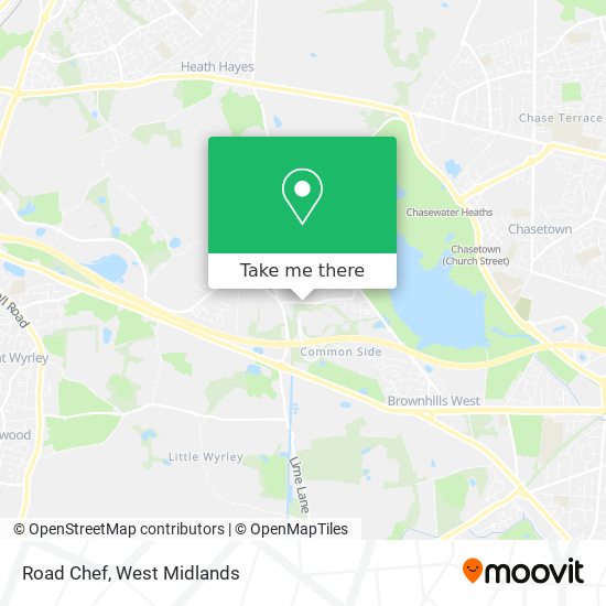 Road Chef map