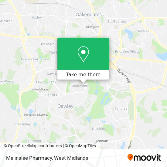 Malinslee Pharmacy map