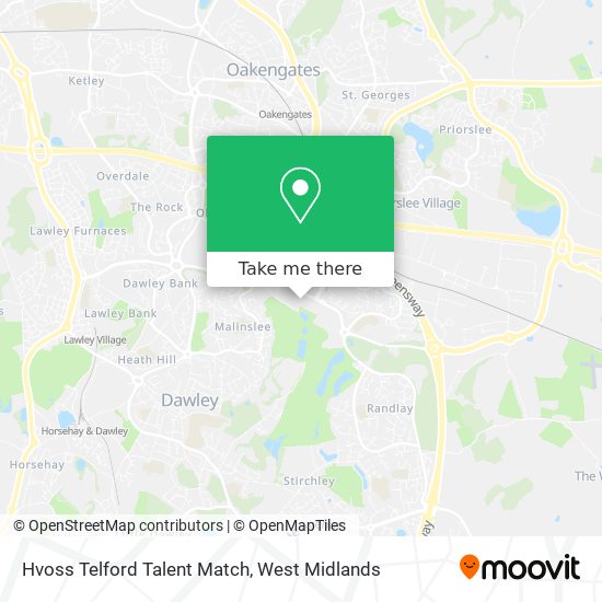 Hvoss Telford Talent Match map