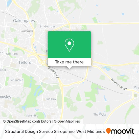 Structural Design Service Shropshire map