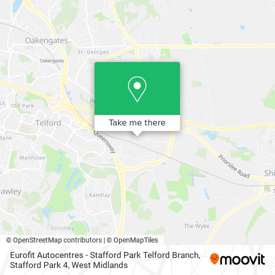 Eurofit Autocentres - Stafford Park Telford Branch, Stafford Park 4 map