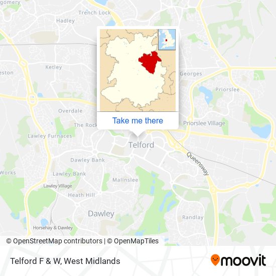 Telford F & W map