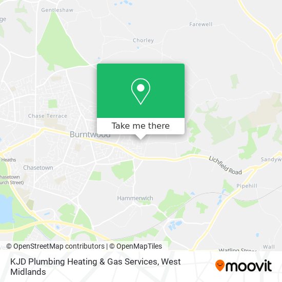 KJD Plumbing Heating & Gas Services map