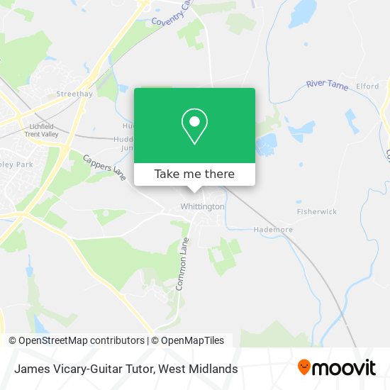 James Vicary-Guitar Tutor map