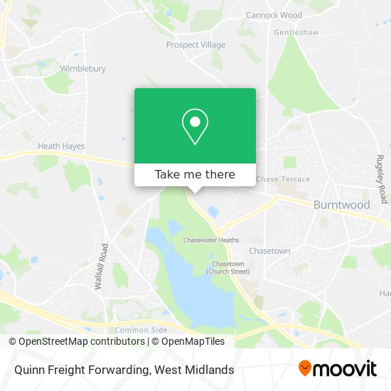 Quinn Freight Forwarding map