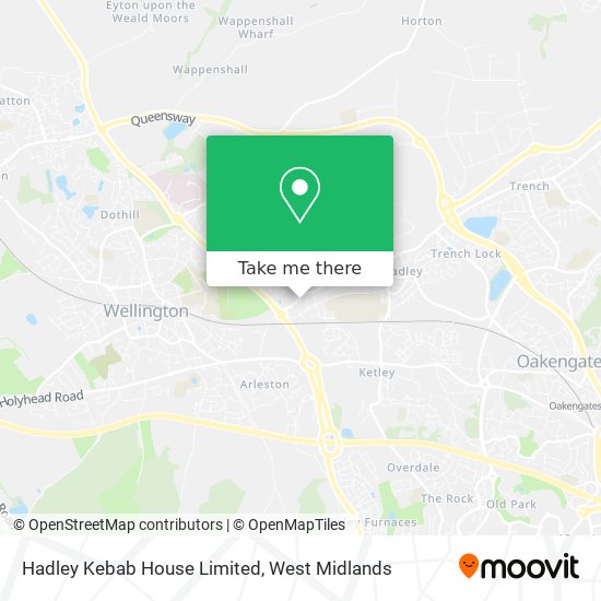 Hadley Kebab House Limited map