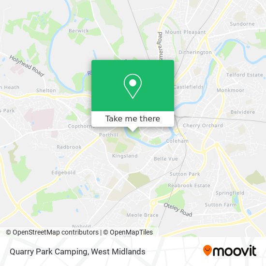 Quarry Park Camping map