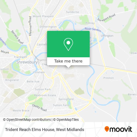 Trident Reach Elms House map