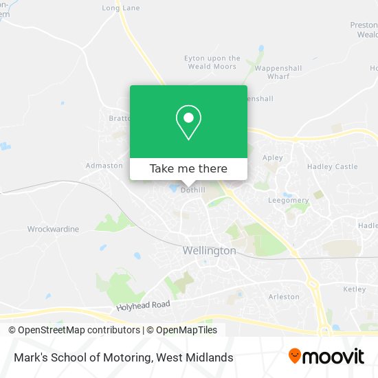 Mark's School of Motoring map