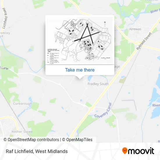 Raf Lichfield map