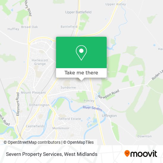 Severn Property Services map