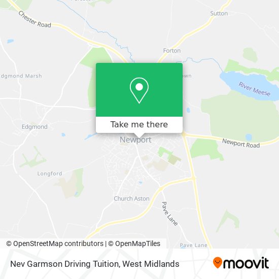 Nev Garmson Driving Tuition map