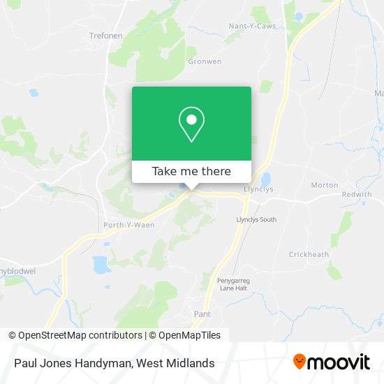 Paul Jones Handyman map