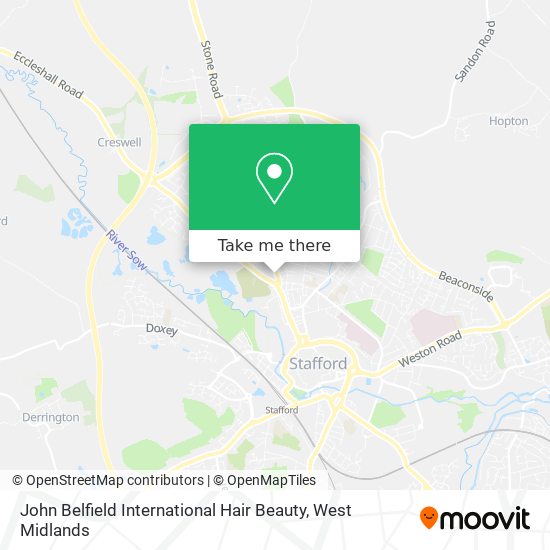 John Belfield International Hair Beauty map