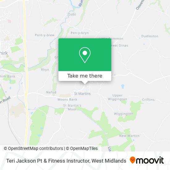 Teri Jackson Pt & Fitness Instructor map