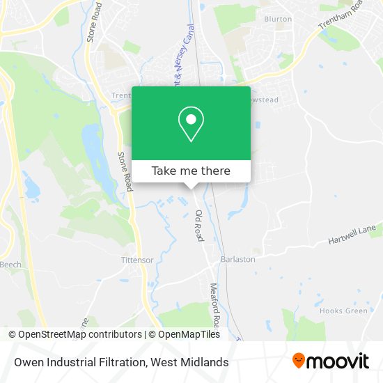 Owen Industrial Filtration map