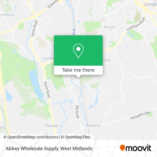 Abbey Wholesale Supply map