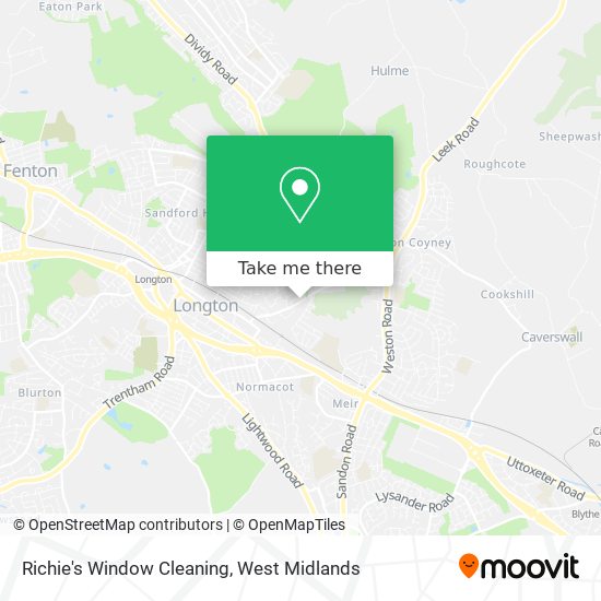 Richie's Window Cleaning map