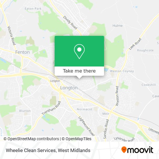 Wheelie Clean Services map