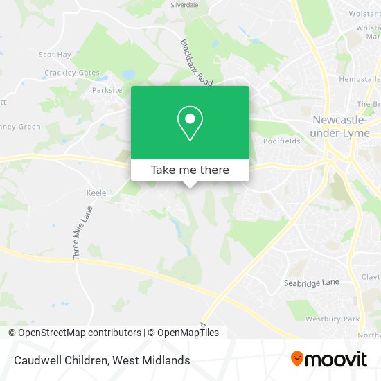 Caudwell Children map