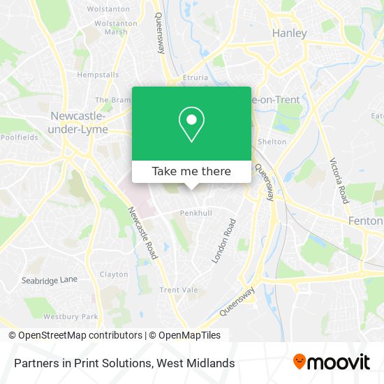 Partners in Print Solutions map