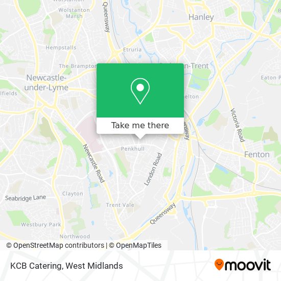 KCB Catering map
