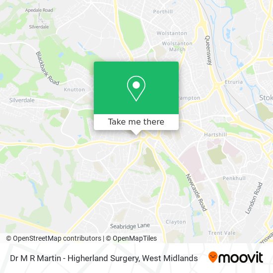 Dr M R Martin - Higherland Surgery map