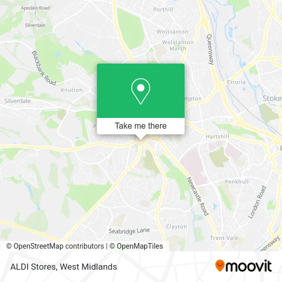 ALDI Stores map