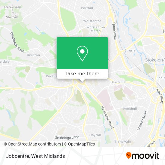 Jobcentre map