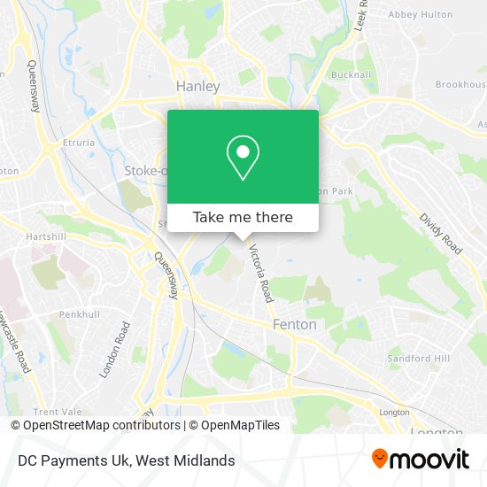 DC Payments Uk map