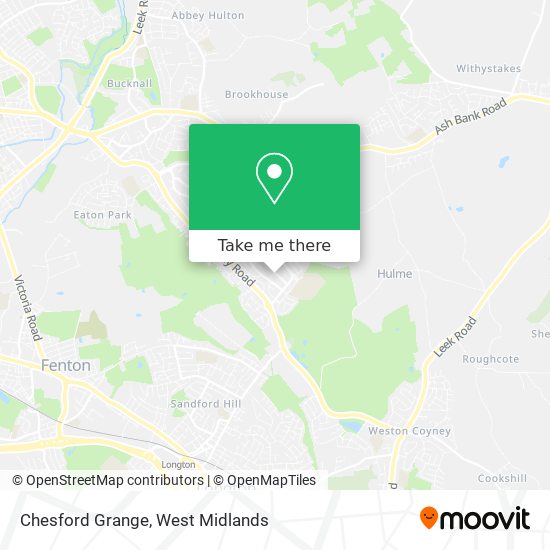 Chesford Grange map