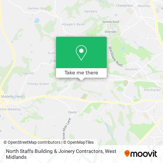 North Staffs Building & Joinery Contractors map
