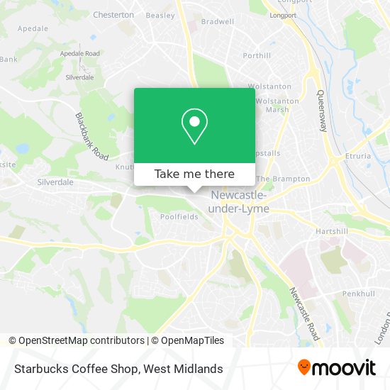 Starbucks Coffee Shop map