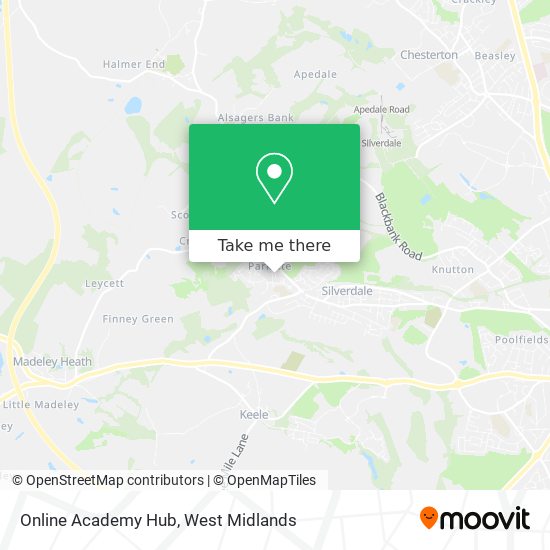 Online Academy Hub map