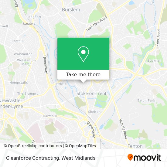 Cleanforce Contracting map